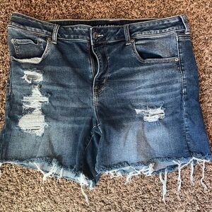 American Eagle Midi Denim Shorts